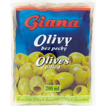 Giana Olivabogyó zöld magozott egész 200ml/70g