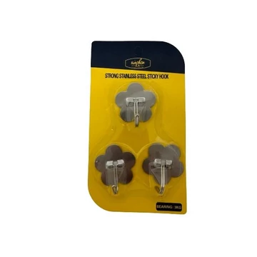 Öntapadós akasztó 3db-os kiszerelésben 279008