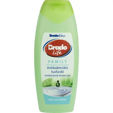 Brado life family antibakteriális tusfürdő 400ml