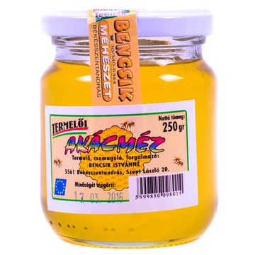 Bencsik üveges akácméz 250g