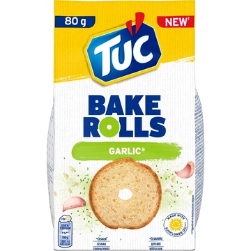 Tuc fokhagymás bake rolls 80g