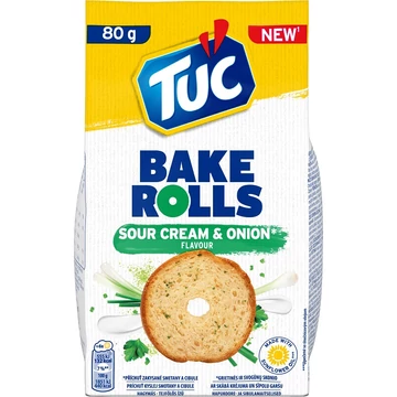Tuc hagymás-tejfölös bake rolls 80g