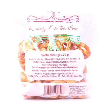 Kunsági sós kis perec 170g