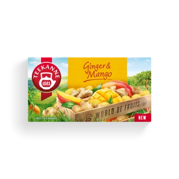 Teekanne ginger mango gyümölcstea 20x1,75g