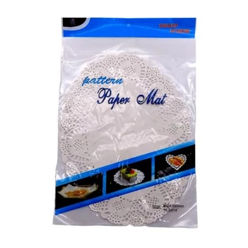 Ovális tortacsipke 26x35cm 12db 72540