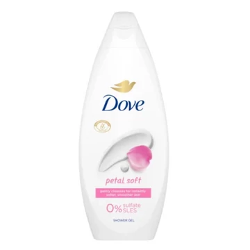 Dove Petal Soft krémtusfürdő 250 ml