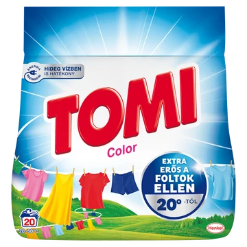 Tomi Color mosópor XS 1,1kg 20 mosás