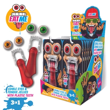 Eat Me gyümölcs ízű gumicukor+játék 20x22g