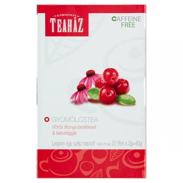 Gárdonyi Teaház vörösáfonya 20x2g