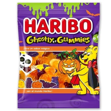 Haribo Ghostly Gummies gyümölcsízű gumicukorka 90 g