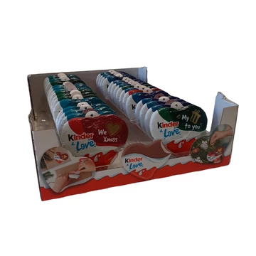 Kinder & Love tejes krémmel töltött tejcsokoládé figura többféle változatban 37 g