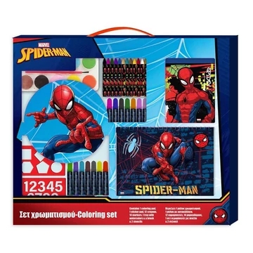 Pókember XXL színező készlet 54x47cm