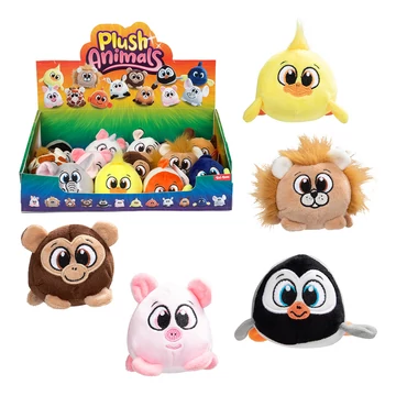 Cuki plüss állatok többféle változatban 1db