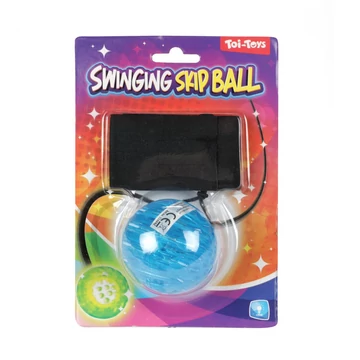 Csuklóra erősíthető világító labdadobáló ügyességi játék több színváltozatban 1db