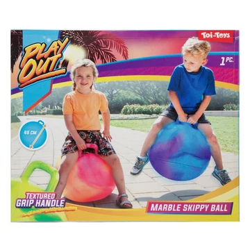 Play Out: Márvány mintás ugráló labda többféle változatban 45 cm 1db
