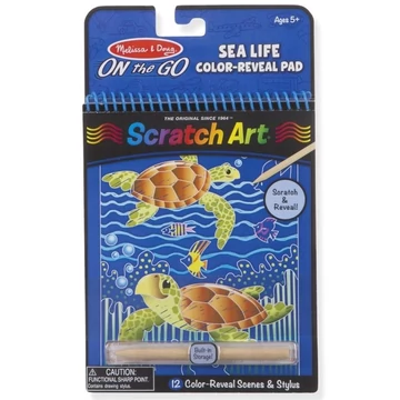 Tengeri élet képkarc készítő kreatív szett - Melissa & Doug