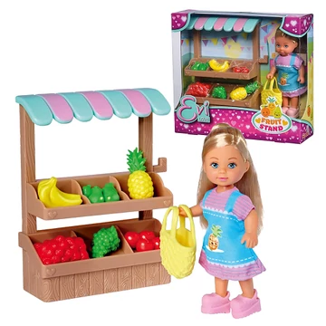 Évi Love: Évi baba gyümölcs standdal játékszett - Simba Toys