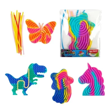 Curly Board mini zsinóros fűzős játék több változatban