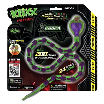 Klixx Creaturez: Kobra kígyó többféle változatban