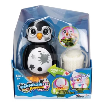 Silverlit: Csupaszív mini pingvin fekete színben