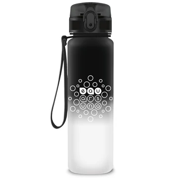 Ars Una: Fekete-fehér BPA-mentes színátmenetes kulacs 600 ml
