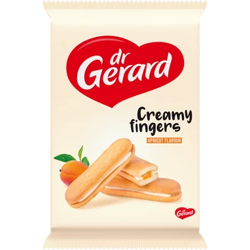 Dr. Gerard creamy fingers sárgabarackkal töltött piskóta 170g