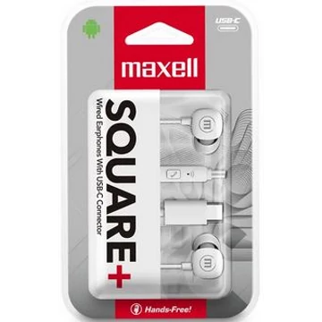 Maxell USB-C SQUARE fülhallgató fehér - MAX504853