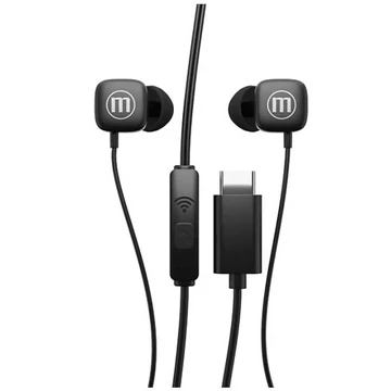 Maxell USB-C SQUARE fülhallgató fekete  - MAX504846