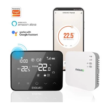 Evolveo Thermal, intelligens, vezeték nélküli, programozható termosztát - SEH-Thermal