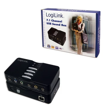 Logilink 7.1 csatornás USB-s hang doboz  - UA0099