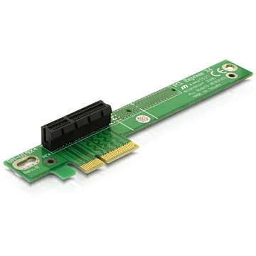 Delock emelő kártya (riser) PCI Express x4 90 elfordított, bal beillesztés - 89103