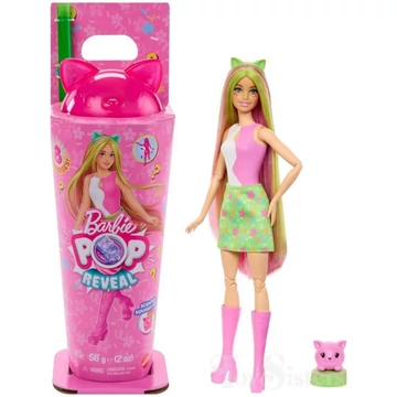 Barbie: Slime Reveal Állati Buli - Cica játékszett - Mattel