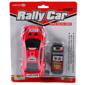 Játék vezetékes autó többféle színben 13cm JA3690