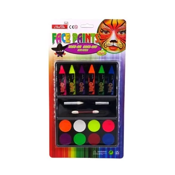 Arcfesték színek+applikátor+kréta 72552