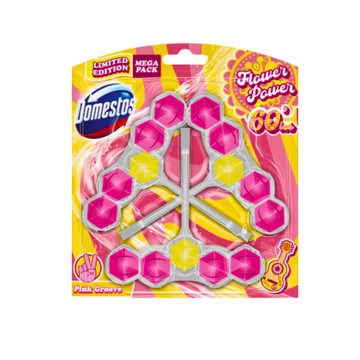 Domestos power5 pink groove limitált wc-rúd 3x55g