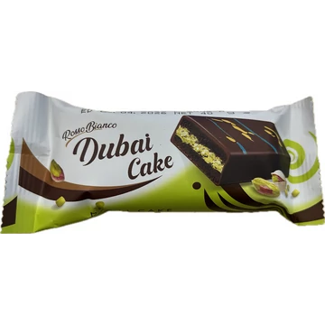 Rosso Bianco Dubai piskóta pisztáca ízű krémmel 40g