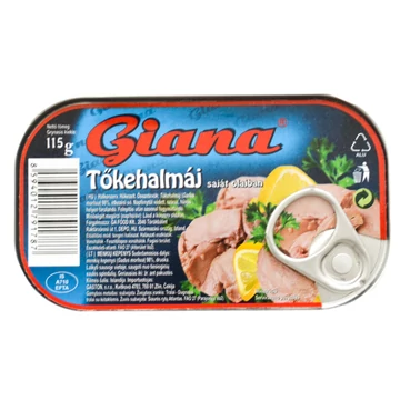 Giana Tőkehalmáj olajban 115g