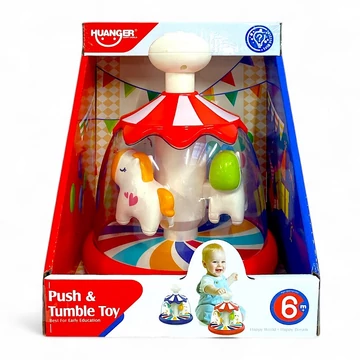 Játék körhintás búgócsiga többféle színben BB8085