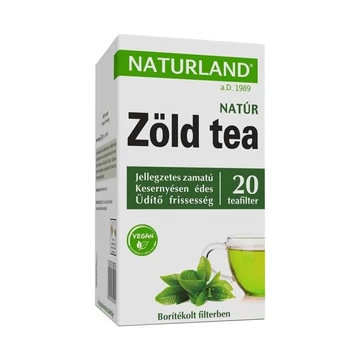 Naturland zöld filteres gyógynövénytea 20x1,5g