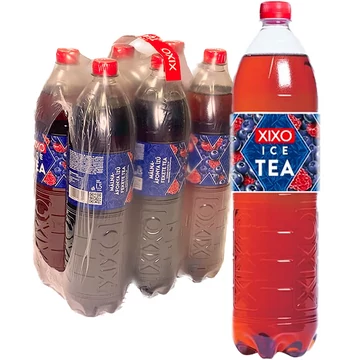 Xixo málna-áfonya ízű jegestea 1,5L DRS - csak egyedi szállítással vagy személyes átvétellel