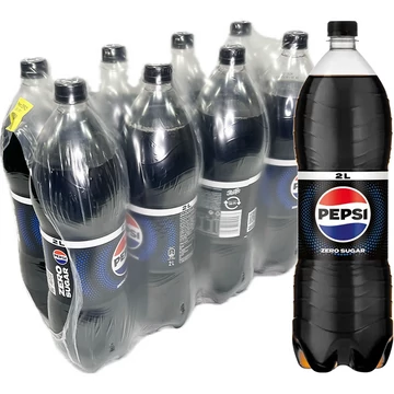 Pepsi zero cola 2L DRS - csak egyedi szállítással vagy személyes átvétellel