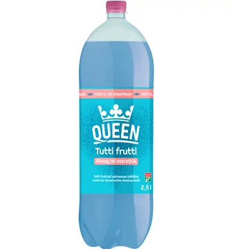 Queen tutti-frutti üdítőital 2,5L DRS - csak egyedi szállítással vagy személyes átvétellel