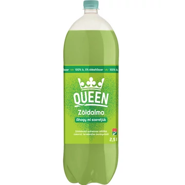 Queen zöldalma üdítőital 2,5L DRS - csak egyedi szállítással vagy személyes átvétellel