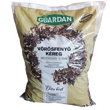 Guardan vörösfenyő kéreg nagy szemcsés 40L 20-120mm - csak egyedi szállítással vagy személyes átvétellel