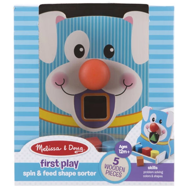 Pörgesd és etesd fa formaegyeztető játék - Melissa & Doug