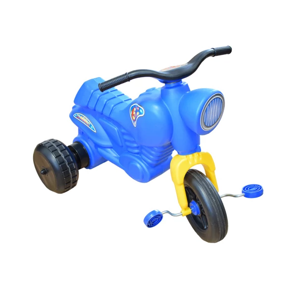 Lábbal hajtós tricikli kék színben - D-Toys