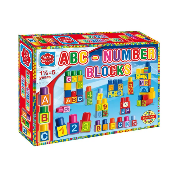 Maxi Blocks ABC építőkockák - D-Toys