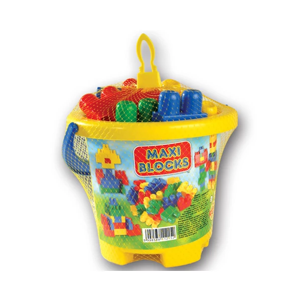 Maxi Blocks vödrös 24 db-os építőkockák - D-Toys