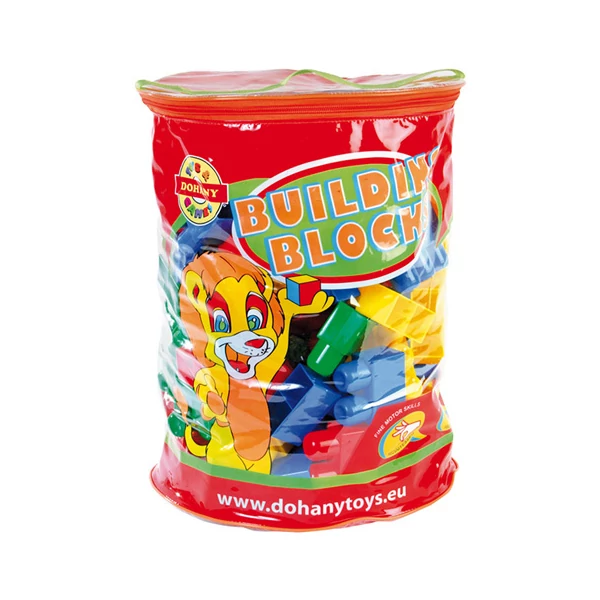 Maxi Blocks építőkockák 112 db-os zsákban - D-Toys