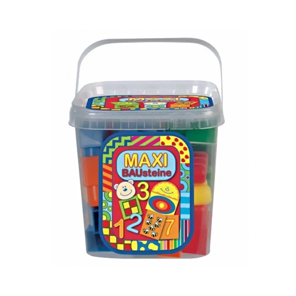 Maxi Blocks Bausteine építőkockák dobozban - D-Toys